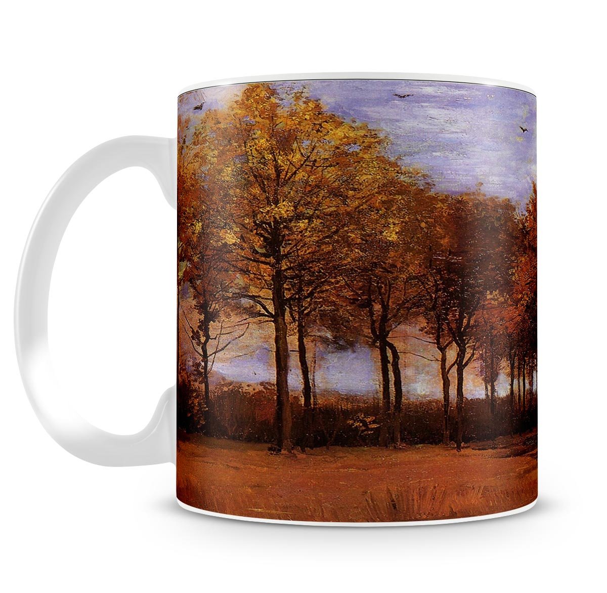 Autumn Landscape by Van Gogh Mug - Canvas Art Rocks - 4