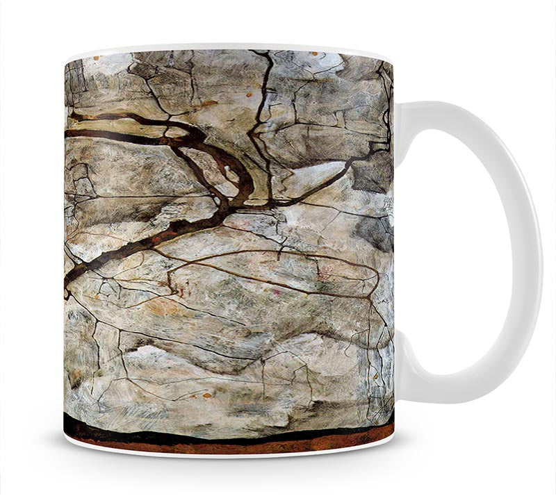 Autumn tree in the wind Egon Schiele Mug - Canvas Art Rocks - 1