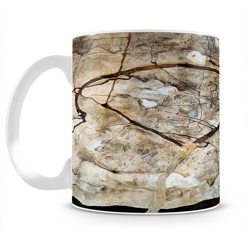 Autumn tree in the wind Egon Schiele Mug - Canvas Art Rocks - 1