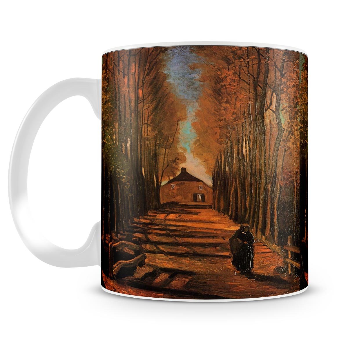 Avenue of Poplars in Autumn by Van Gogh Mug - Canvas Art Rocks - 4