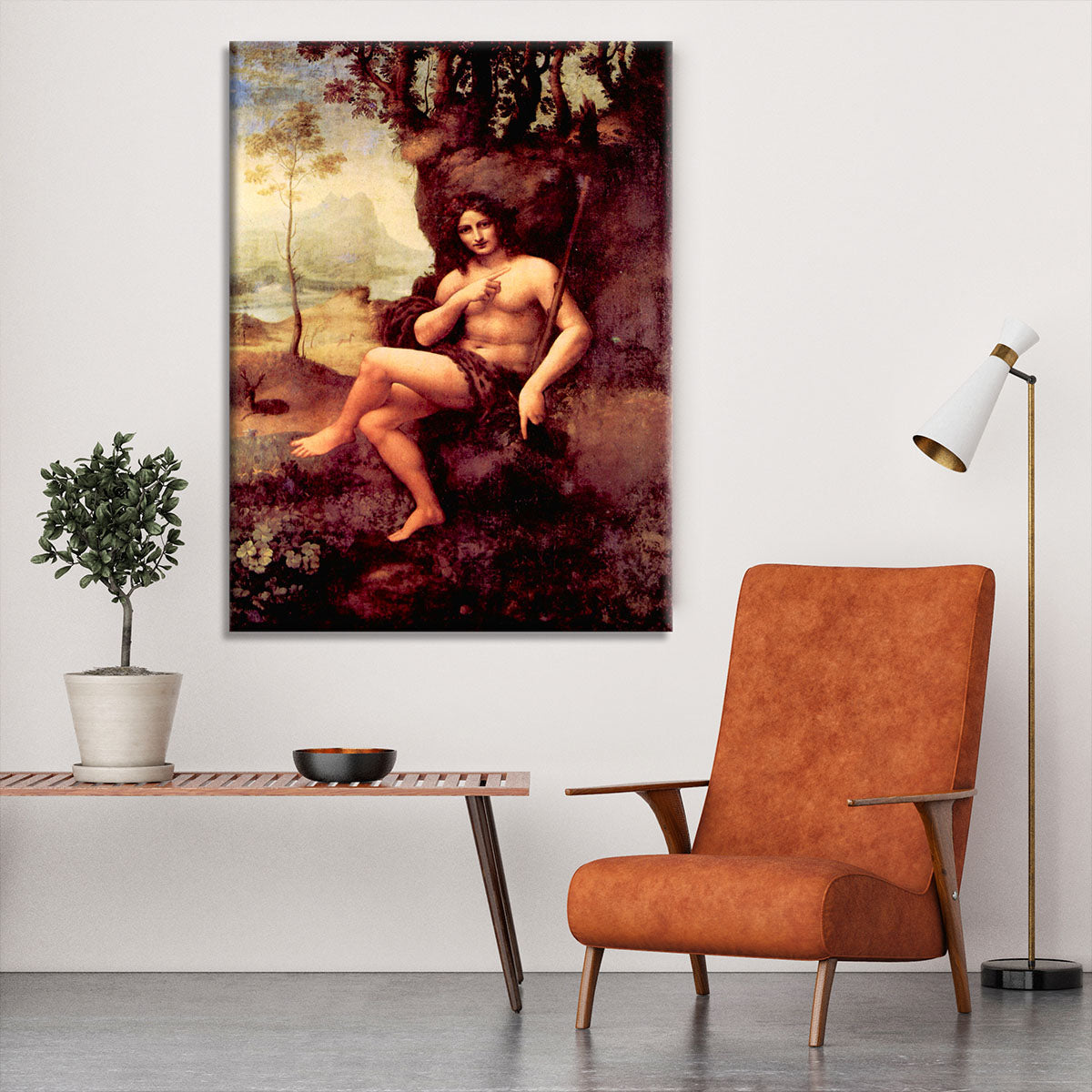 Bacchus by Da Vinci Canvas Print or Poster - Canvas Art Rocks - 6