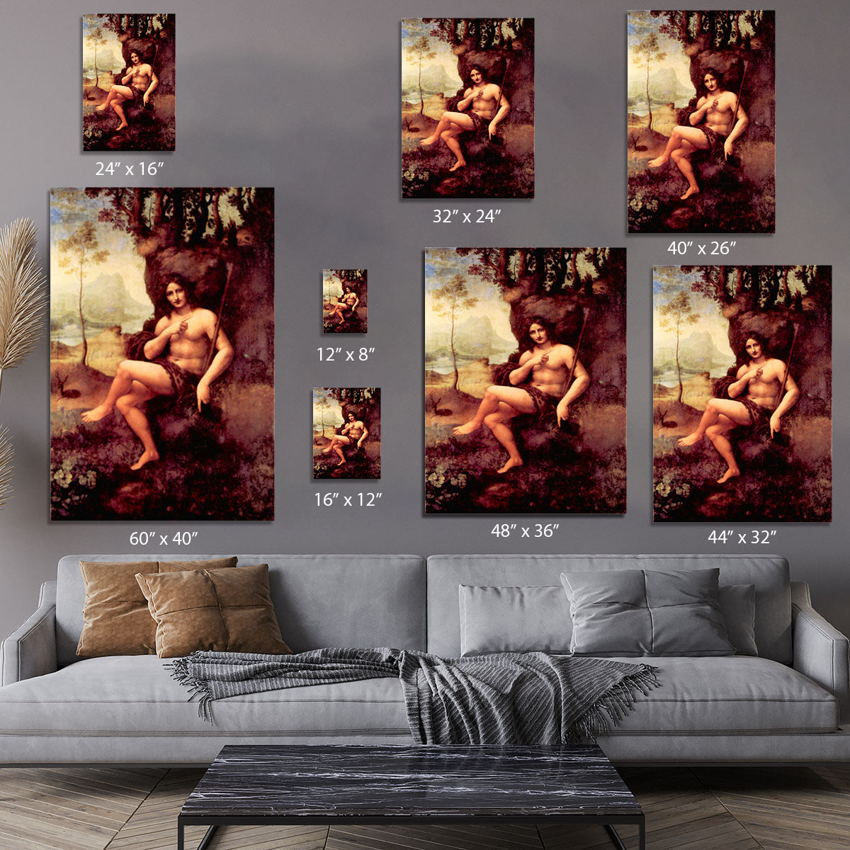 Bacchus by Da Vinci Canvas Print or Poster - Canvas Art Rocks - 7