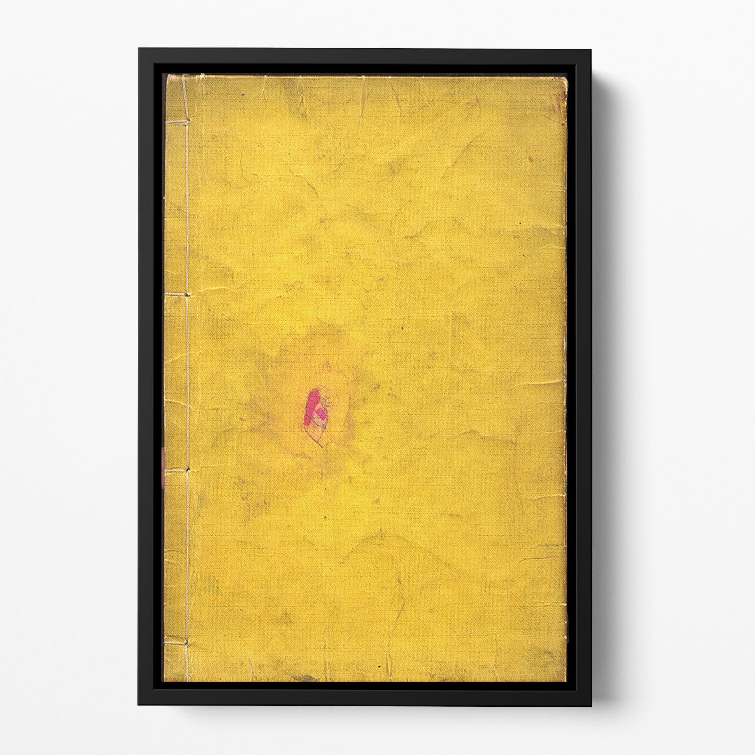 Back Page by Hokusai Floating Framed Canvas