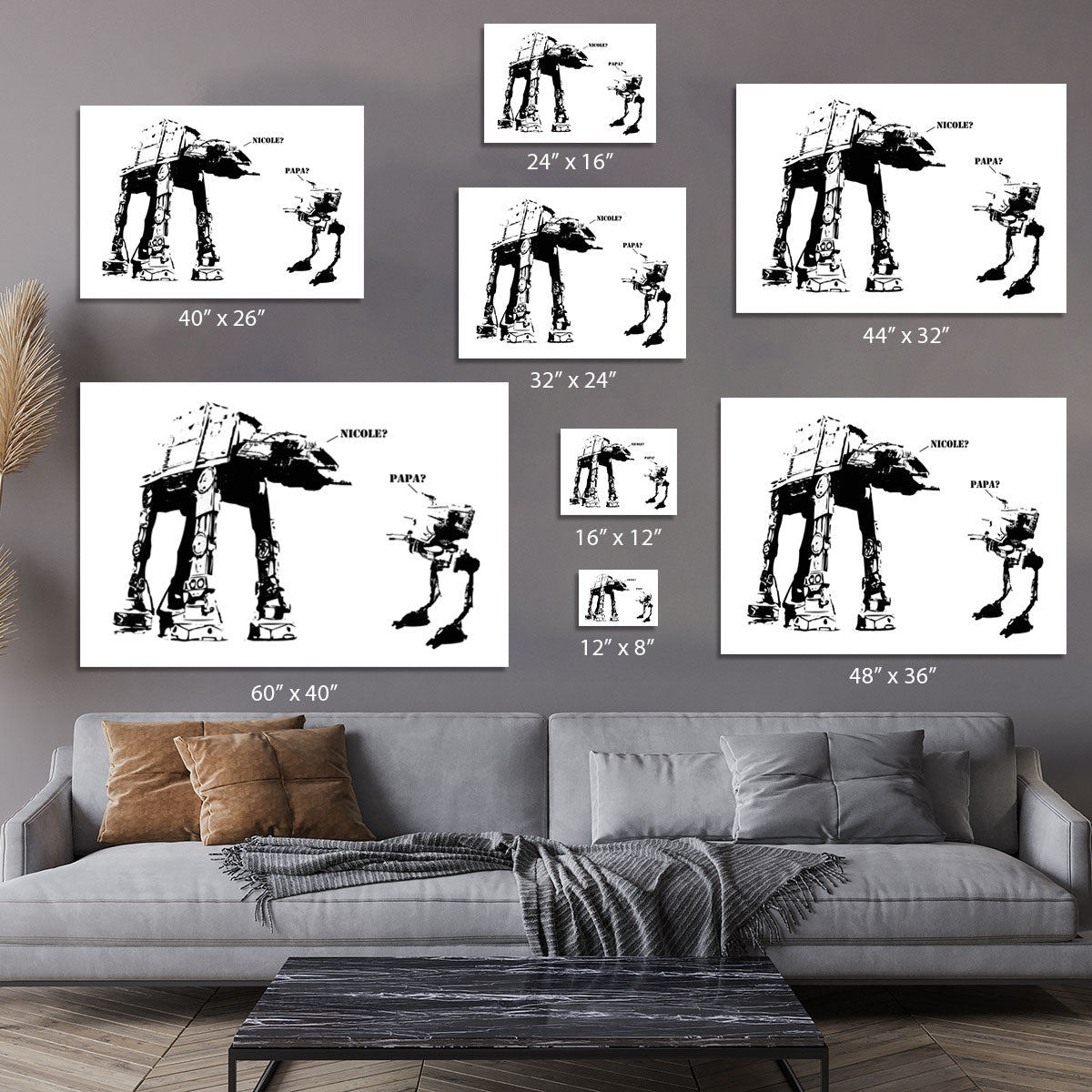 Banksy Atat Canvas Print or Poster - Canvas Art Rocks - 7
