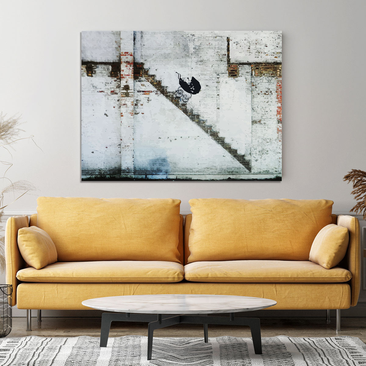 Banksy Baby Carriage Canvas Print or Poster - Canvas Art Rocks - 4