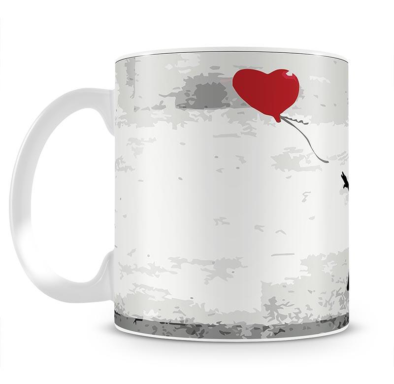 Banksy Balloon Girl Love Heart Mug - Canvas Art Rocks - 2