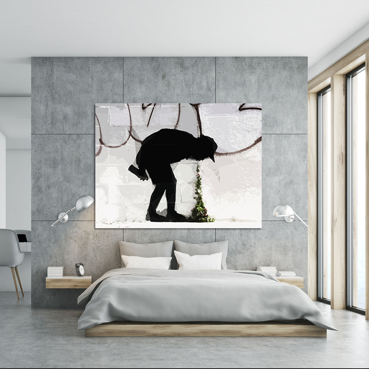 Banksy Better Out Than In Canvas Print or Poster - Canvas Art Rocks - 5