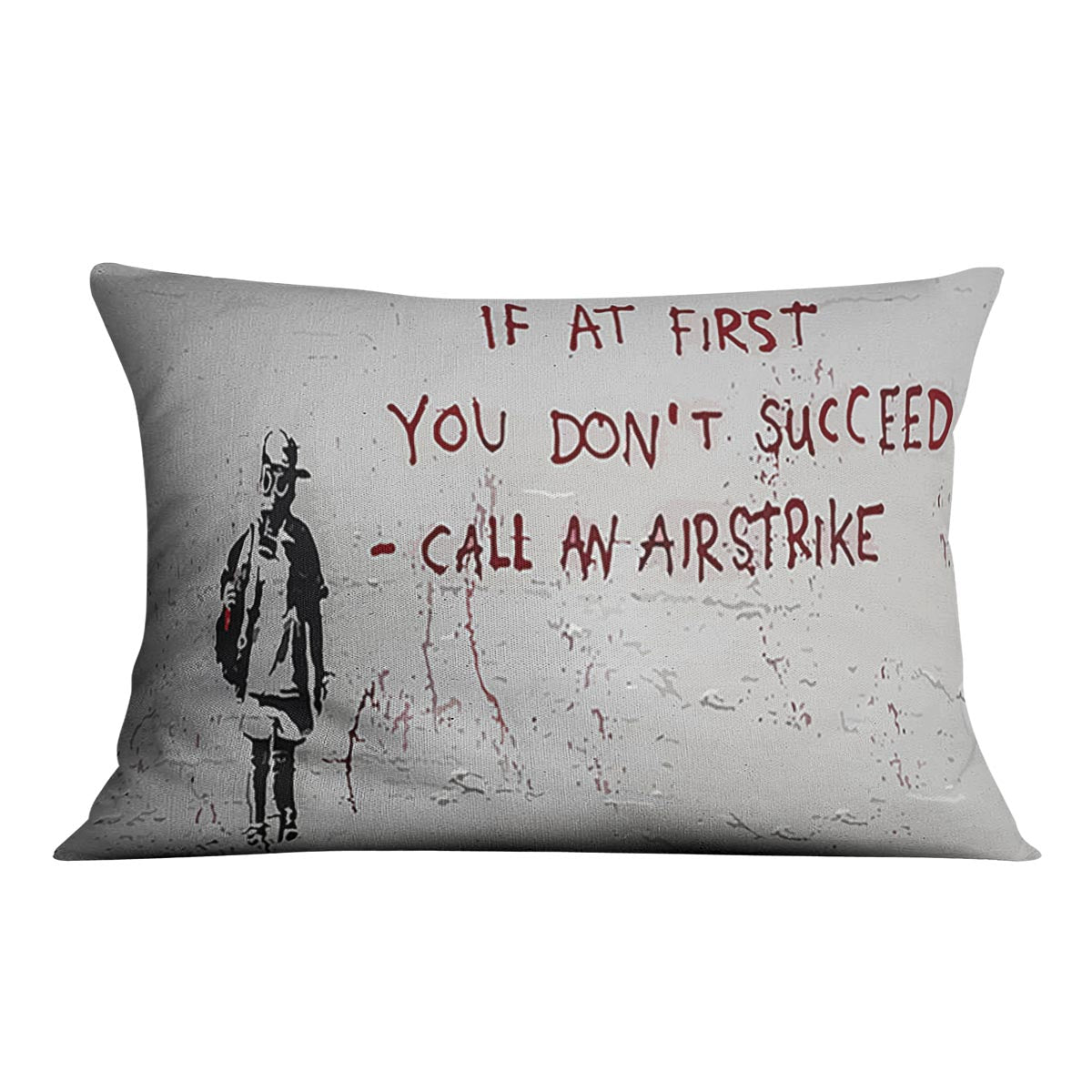 Banksy Call An Airstrike Cushion