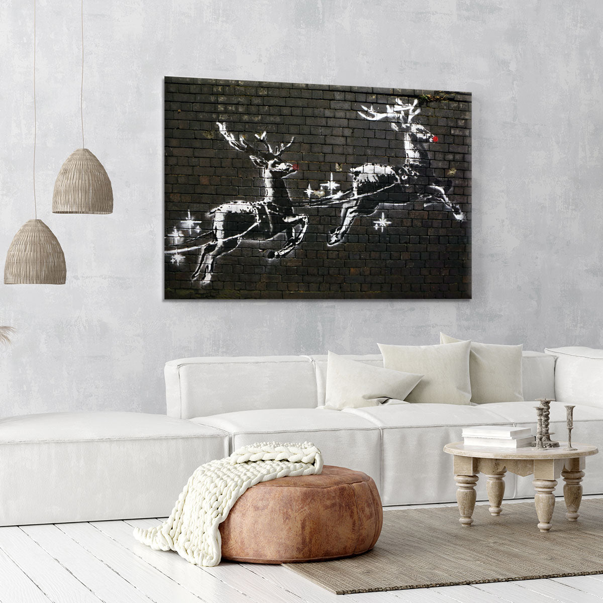 Banksy Christmas Canvas Print or Poster - Canvas Art Rocks - 6