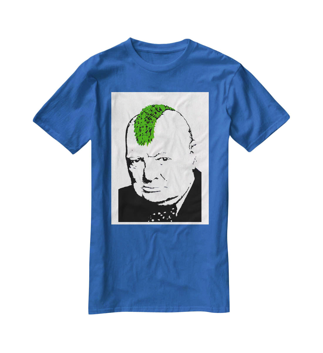 Banksy Churchill Turf War T-Shirt - Canvas Art Rocks - 2