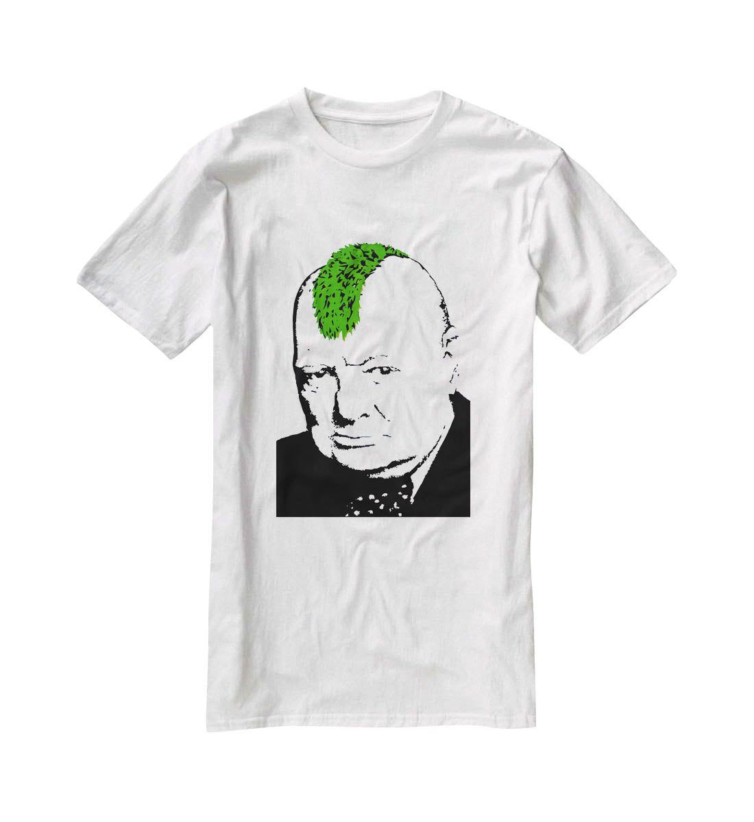 Banksy Churchill Turf War T-Shirt - Canvas Art Rocks - 5