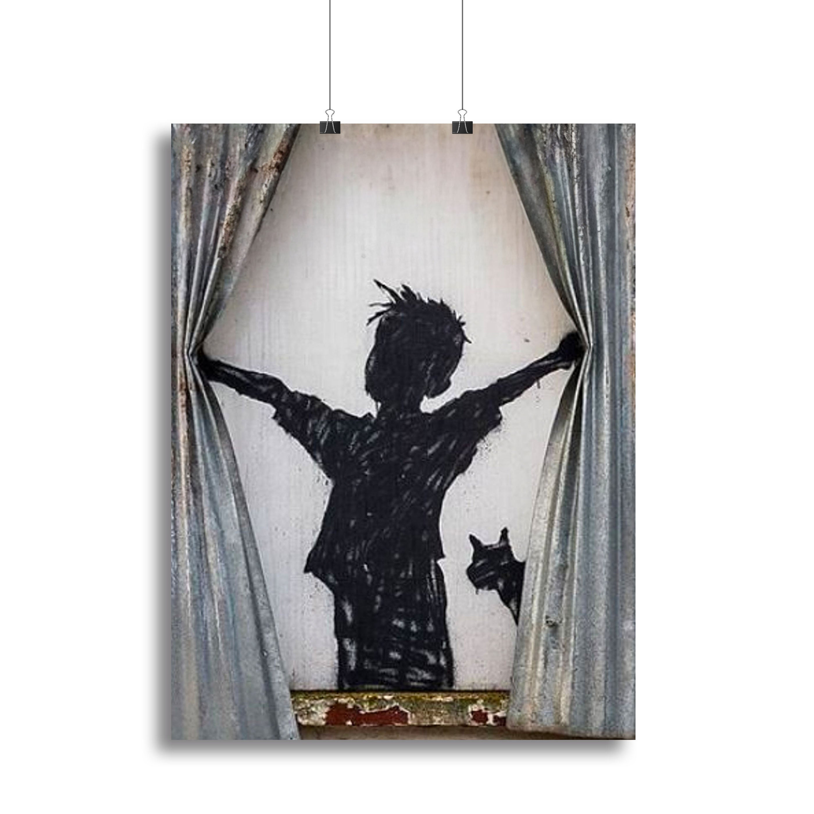 Banksy Derelict Farmhouse Canvas Print or Poster - Canvas Art Rocks - 2
