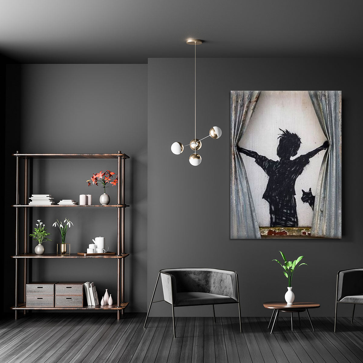 Banksy Derelict Farmhouse Canvas Print or Poster - Canvas Art Rocks - 5