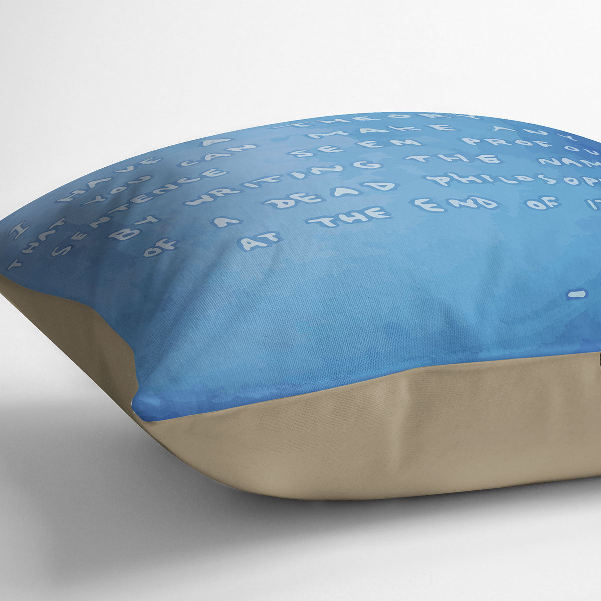 Banksy Fake Plato Quote Cushion - Canvas Art Rocks - 2