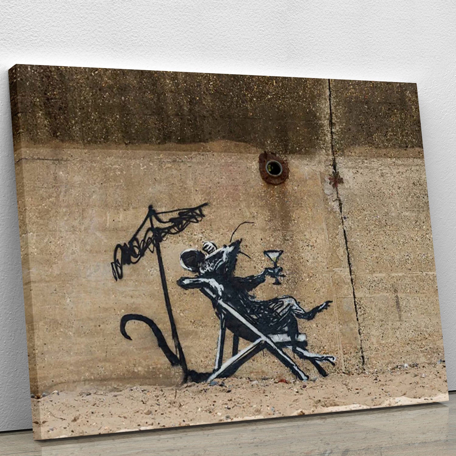 Banksy Great British Spraycation Canvas Print or Poster - Canvas Art Rocks - 1