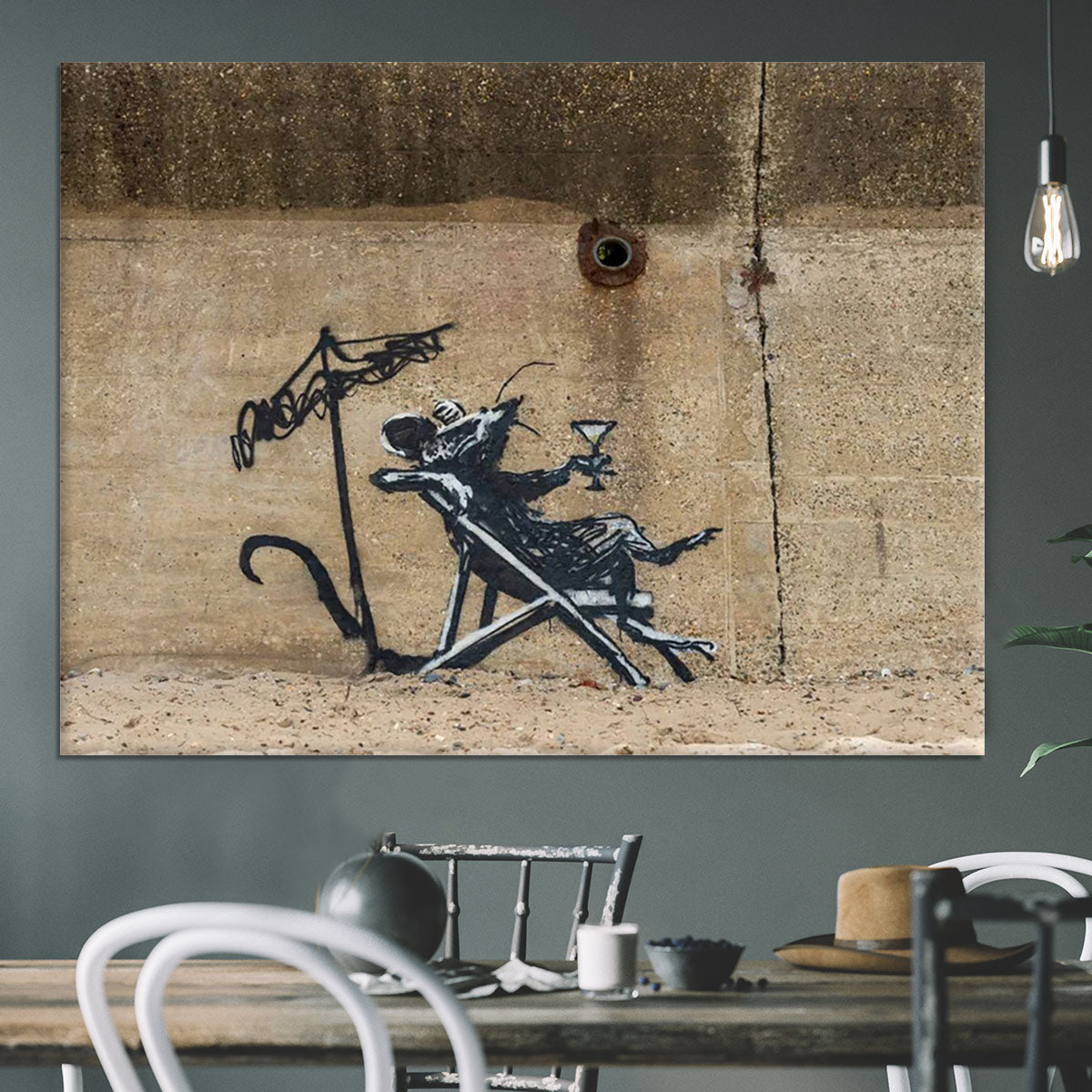 Banksy Great British Spraycation Canvas Print or Poster - Canvas Art Rocks - 3