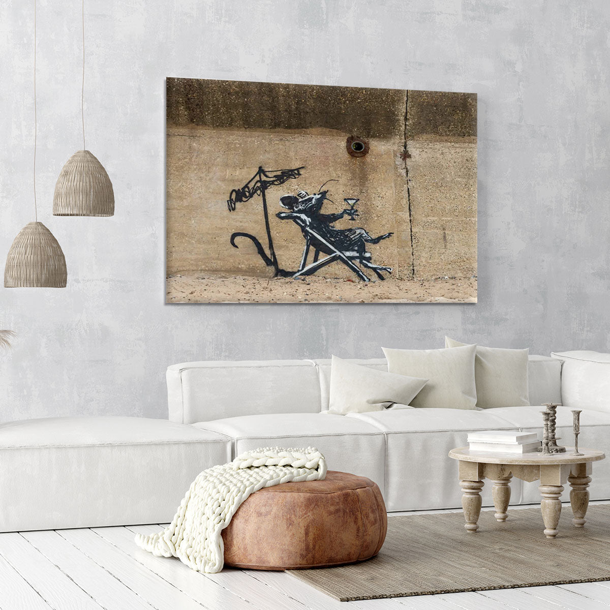 Banksy Great British Spraycation Canvas Print or Poster - Canvas Art Rocks - 6