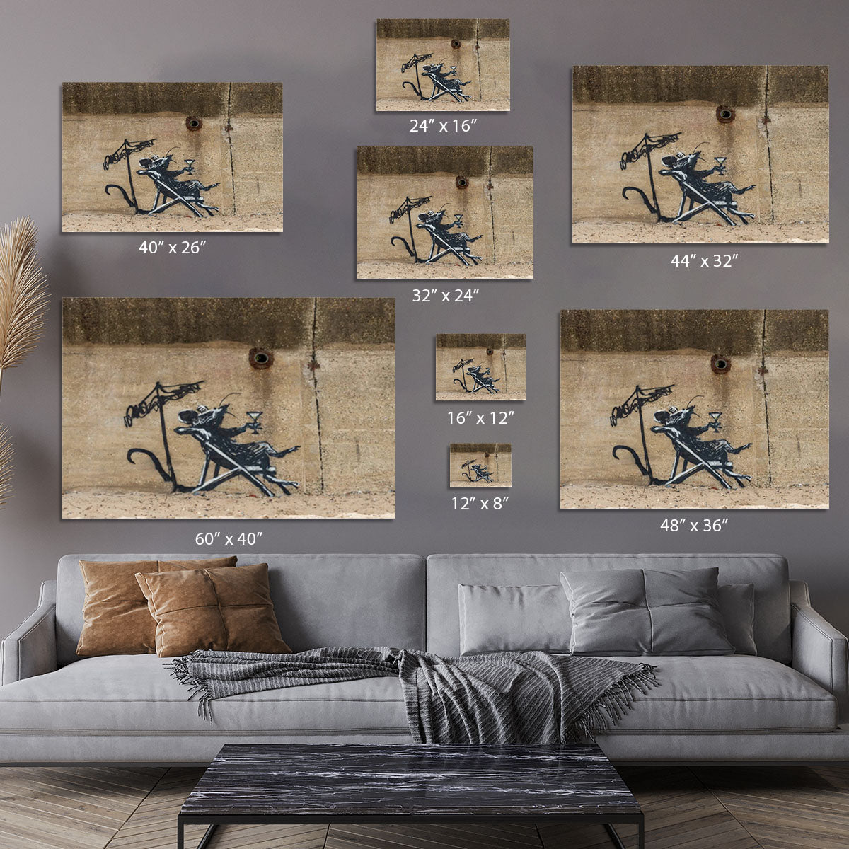 Banksy Great British Spraycation Canvas Print or Poster - Canvas Art Rocks - 7