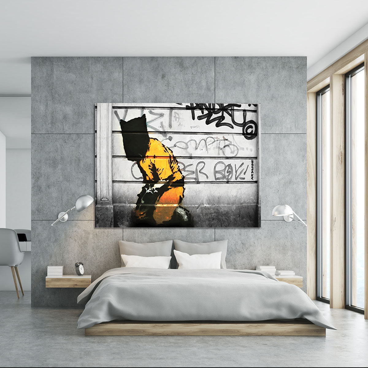 Banksy Guantanamo Bay Detainee Canvas Print or Poster - Canvas Art Rocks - 5
