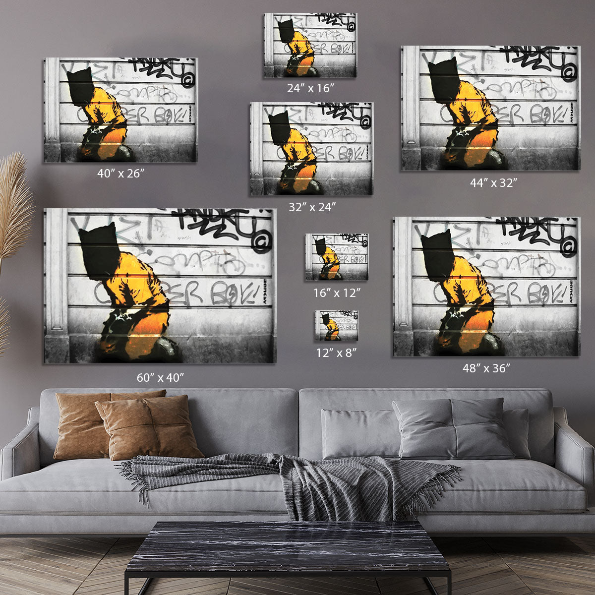 Banksy Guantanamo Bay Detainee Canvas Print or Poster - Canvas Art Rocks - 7