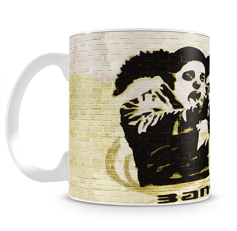 Banksy Gun Toting Clown Bristol Mug - Canvas Art Rocks - 1