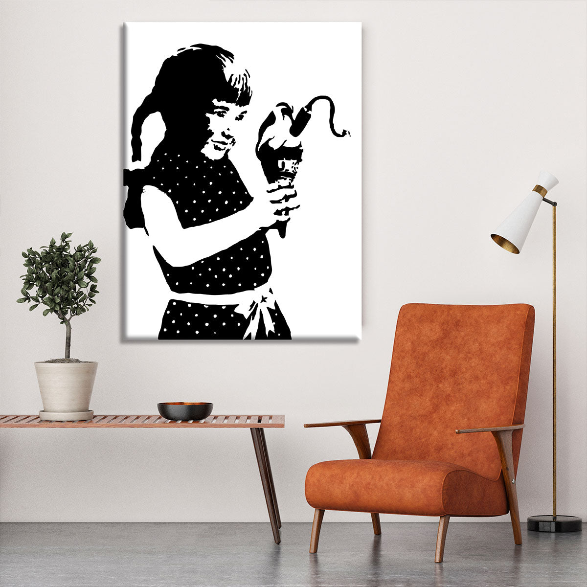 Banksy Ice Cream Bomb Canvas Print or Poster - Canvas Art Rocks - 6