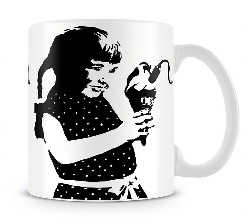 Banksy Ice Cream Bomb Mug - Canvas Art Rocks - 4