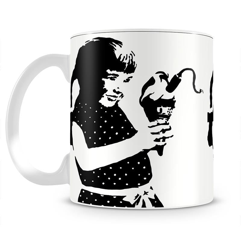 Banksy Ice Cream Bomb Mug - Canvas Art Rocks - 4