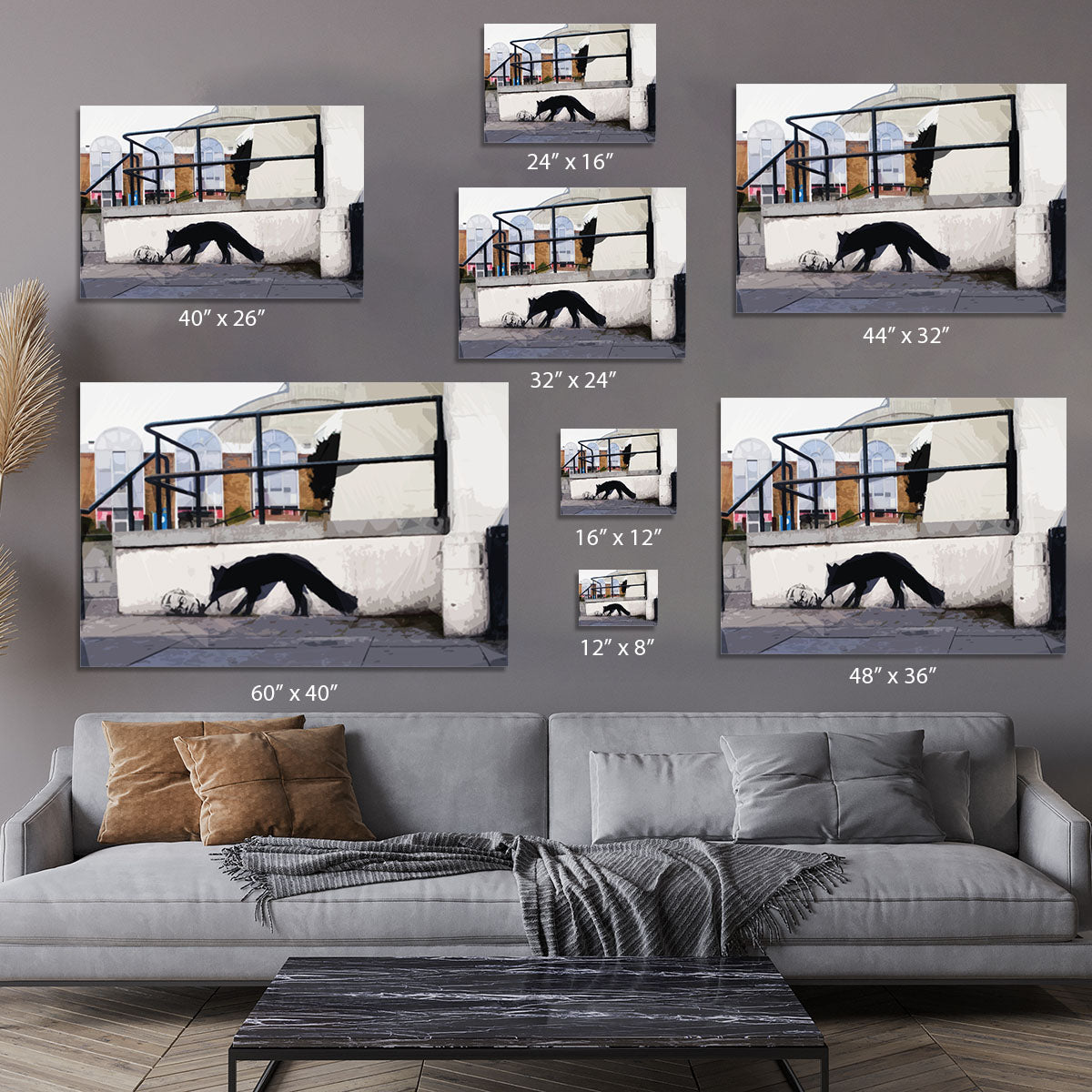 Banksy Kentucky Fox Canvas Print or Poster - Canvas Art Rocks - 7