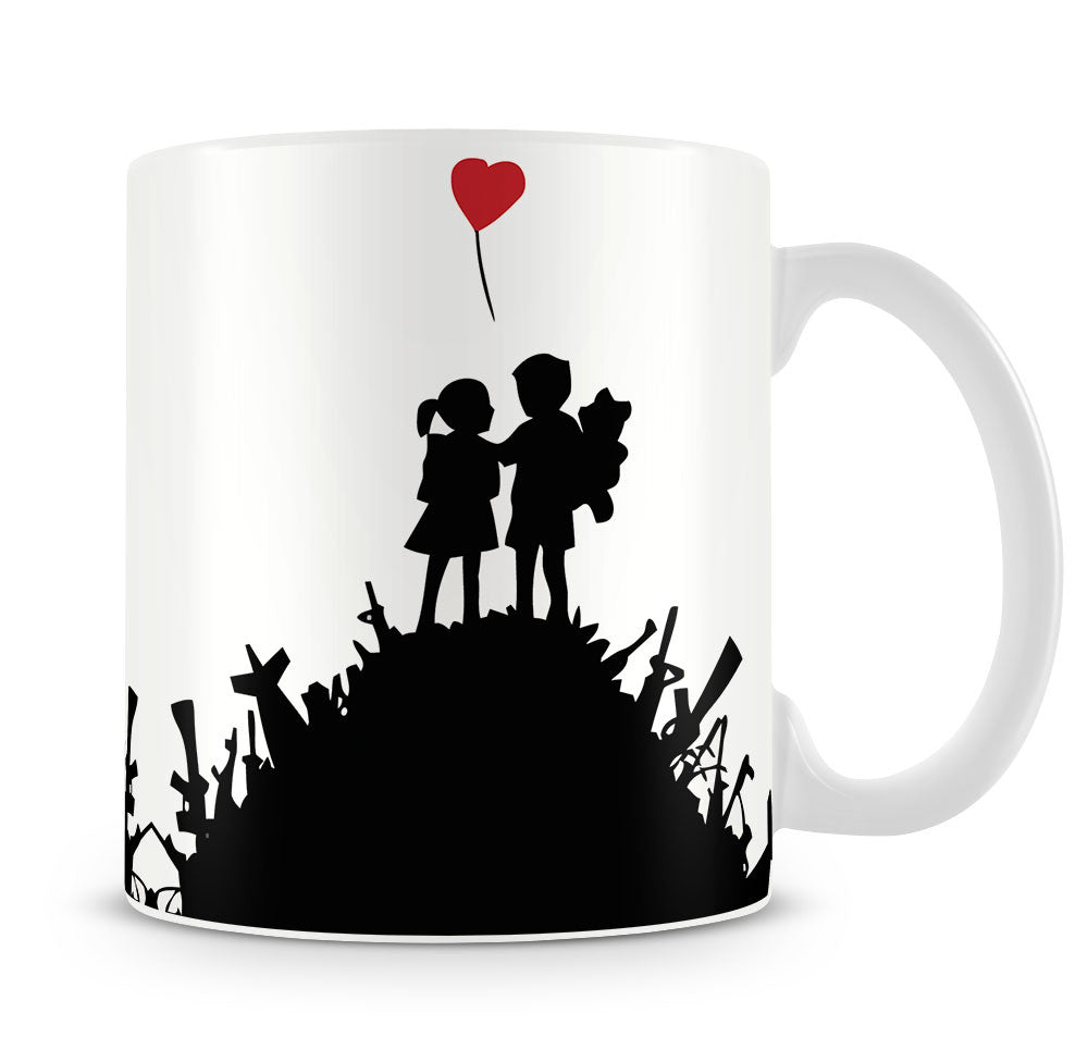 Banksy Kids on Gun Hill Mug - Canvas Art Rocks