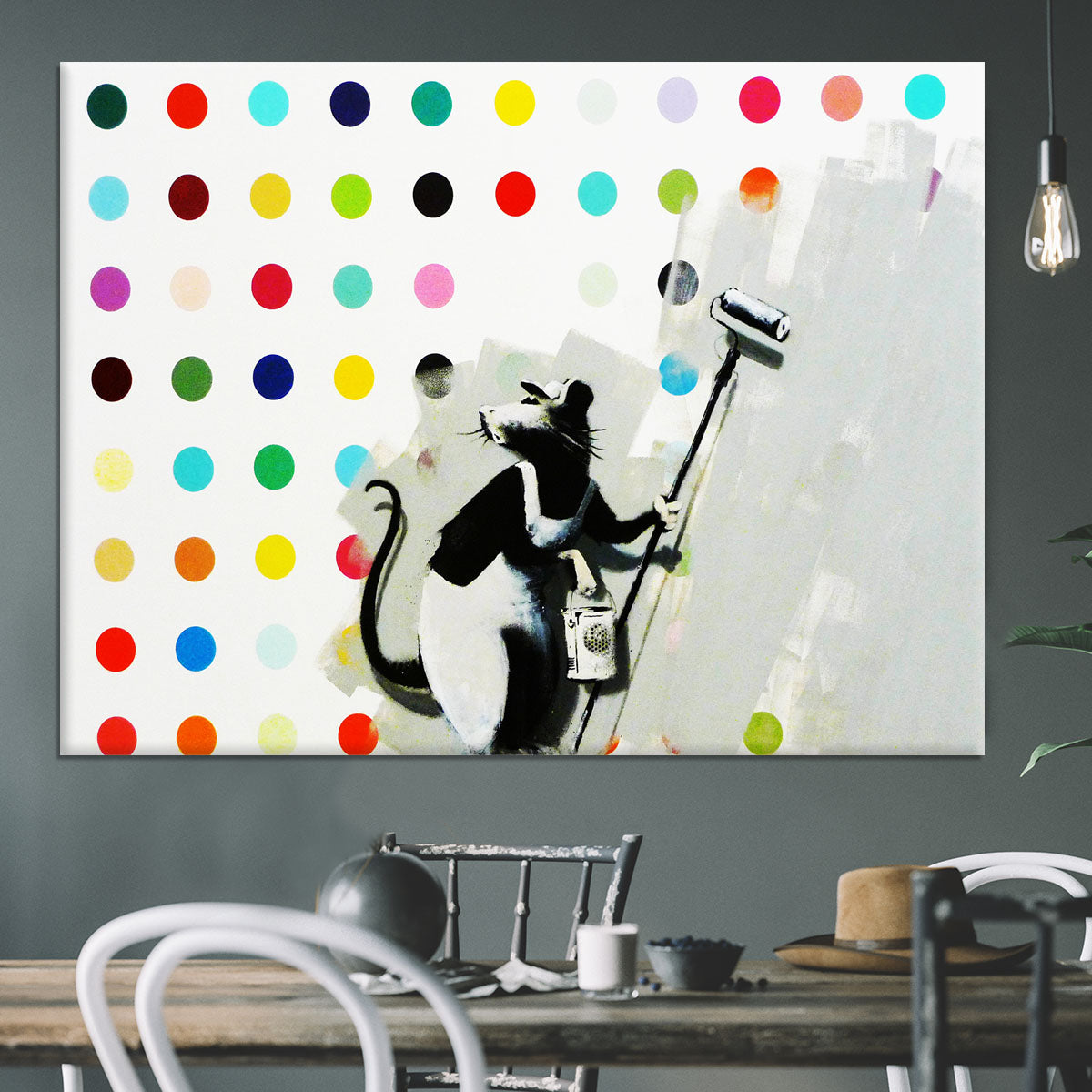 Banksy LSD Damien Hirst Canvas Print or Poster - Canvas Art Rocks - 3