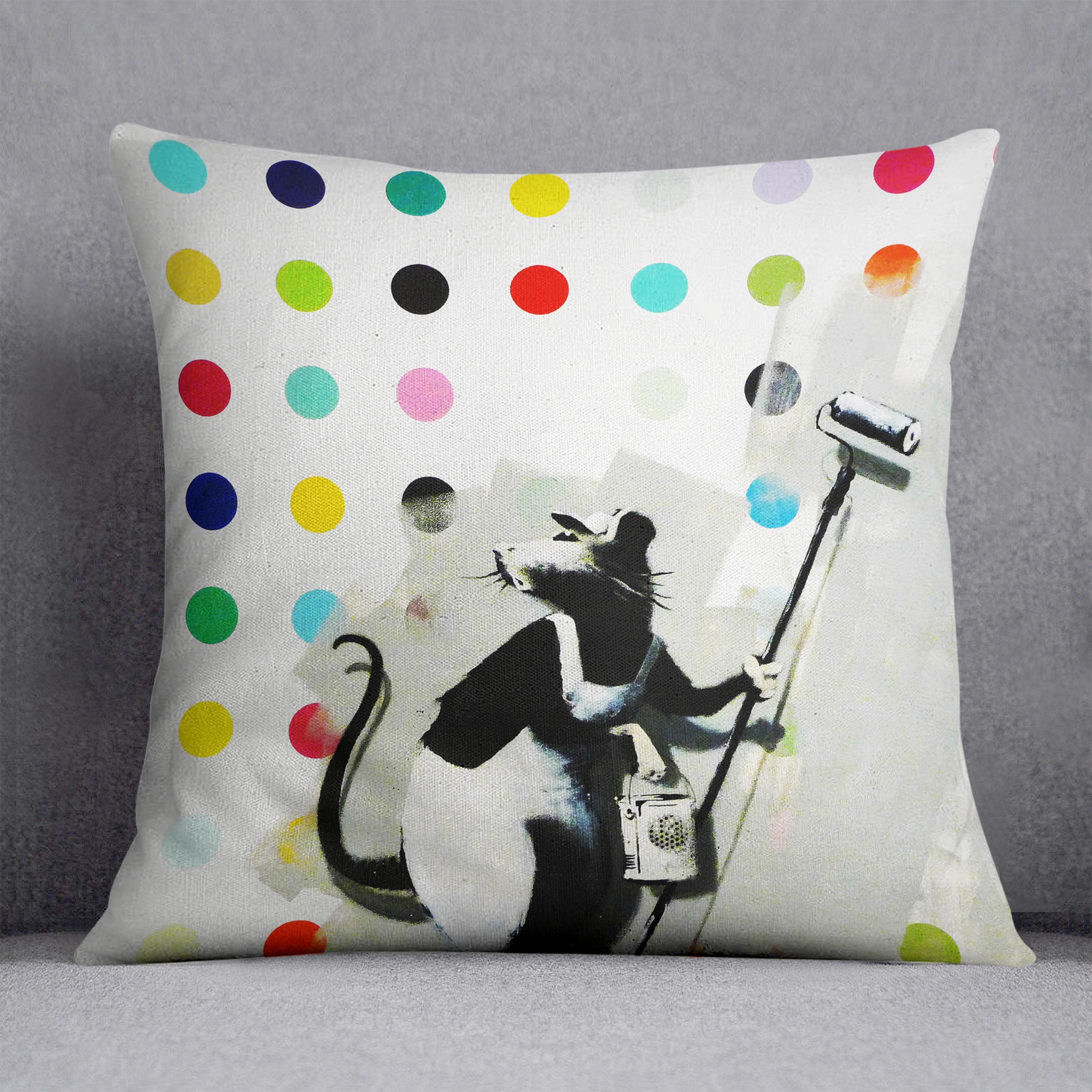 Banksy LSD Damien Hirst Cushion