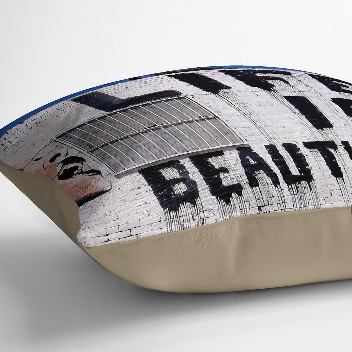 Banksy Life is Beautiful Cushion