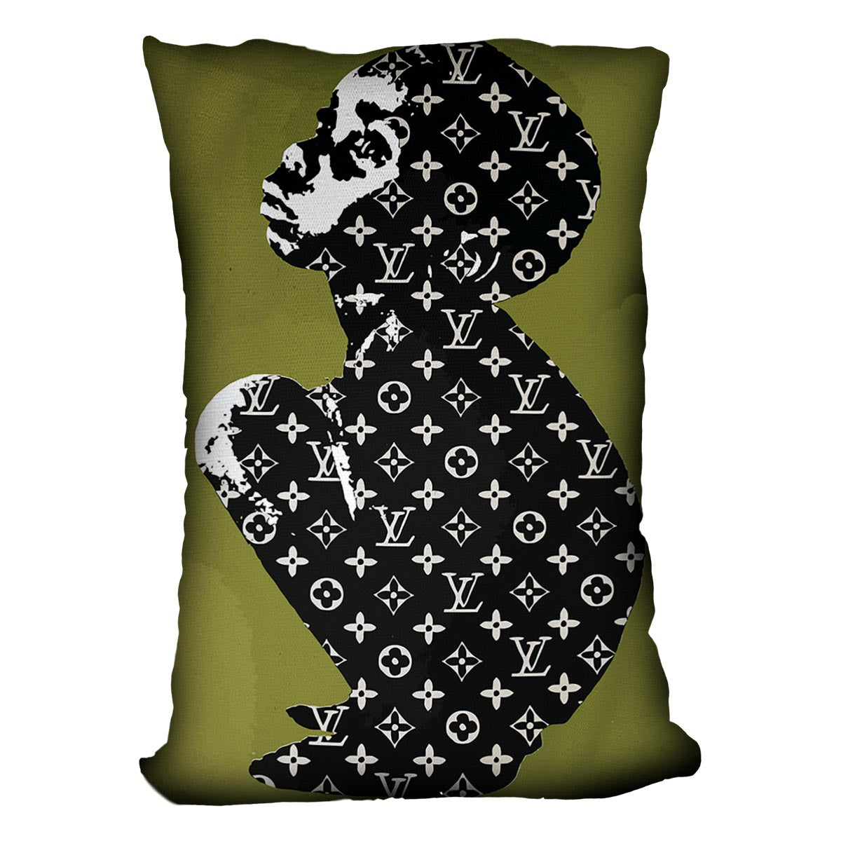 Banksy Louis Vuitton Kid Cushion