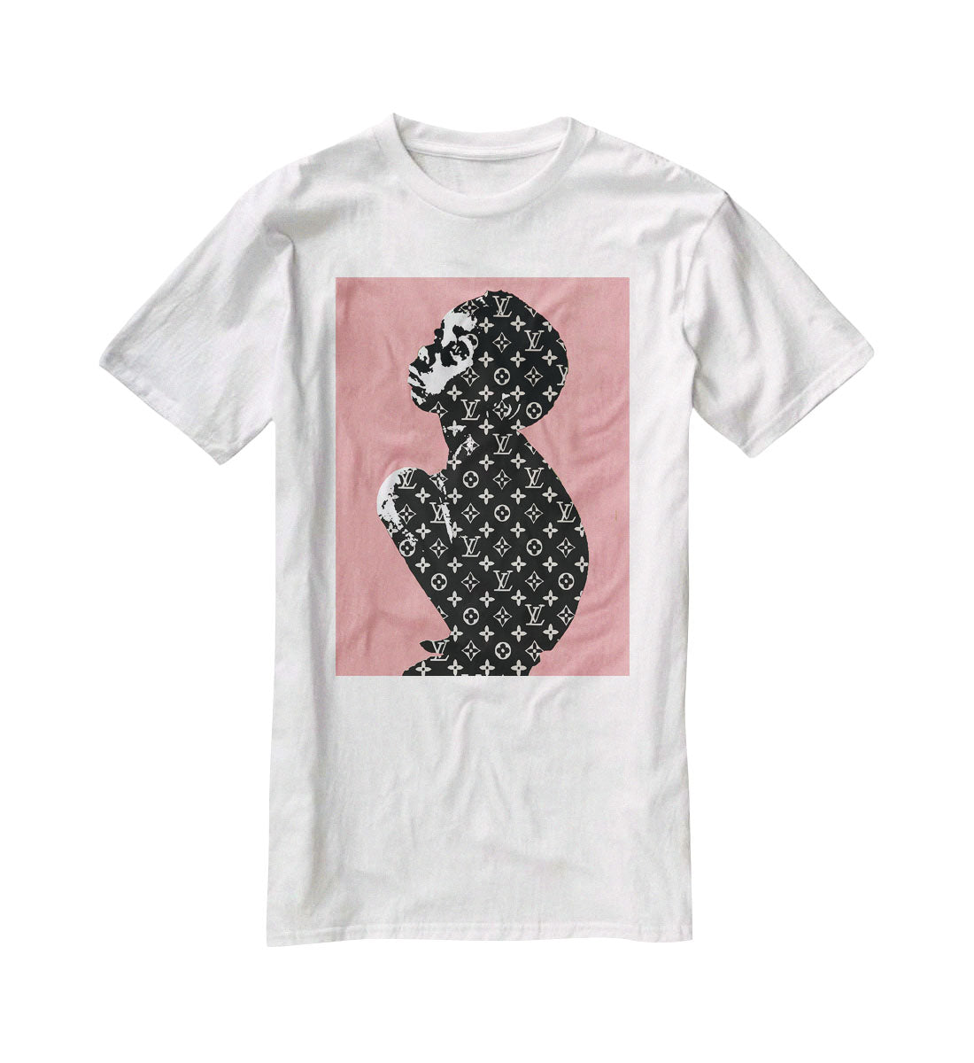 Banksy Louis Vuitton Kid Red T-Shirt - Canvas Art Rocks - 5