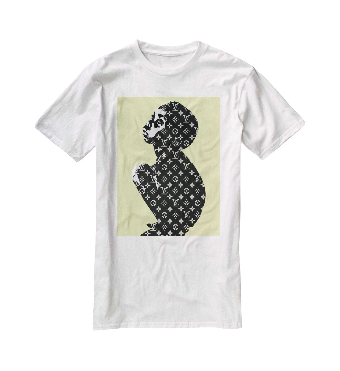 Banksy Louis Vuitton Kid Yellow T-Shirt - Canvas Art Rocks - 5