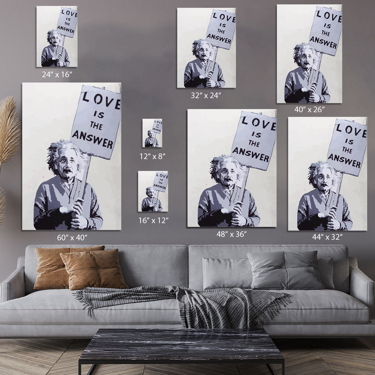 Banksy Love Is The Answer Canvas Print or Poster - Canvas Art Rocks - 7