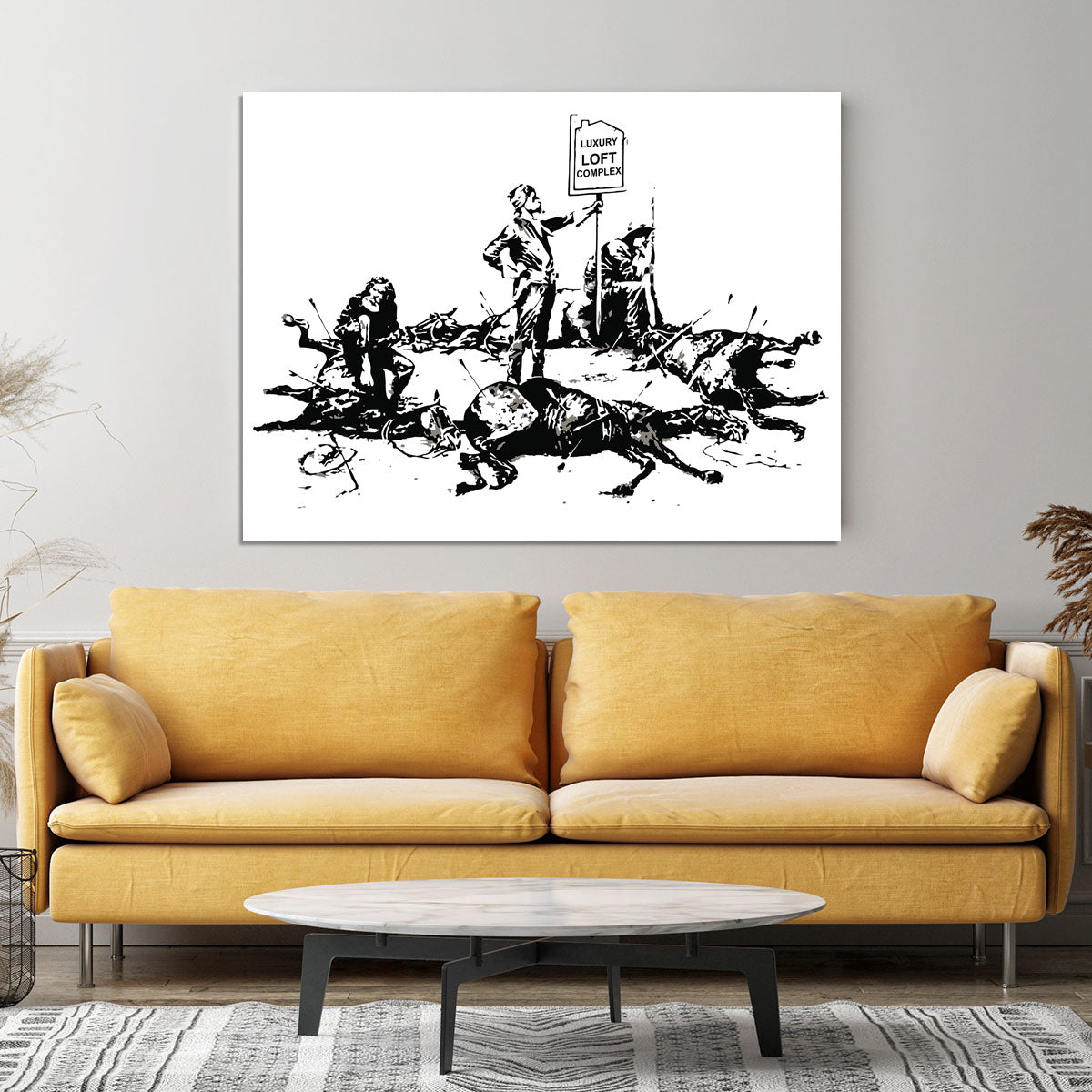 Banksy Luxury Loft Canvas Print or Poster - Canvas Art Rocks - 4