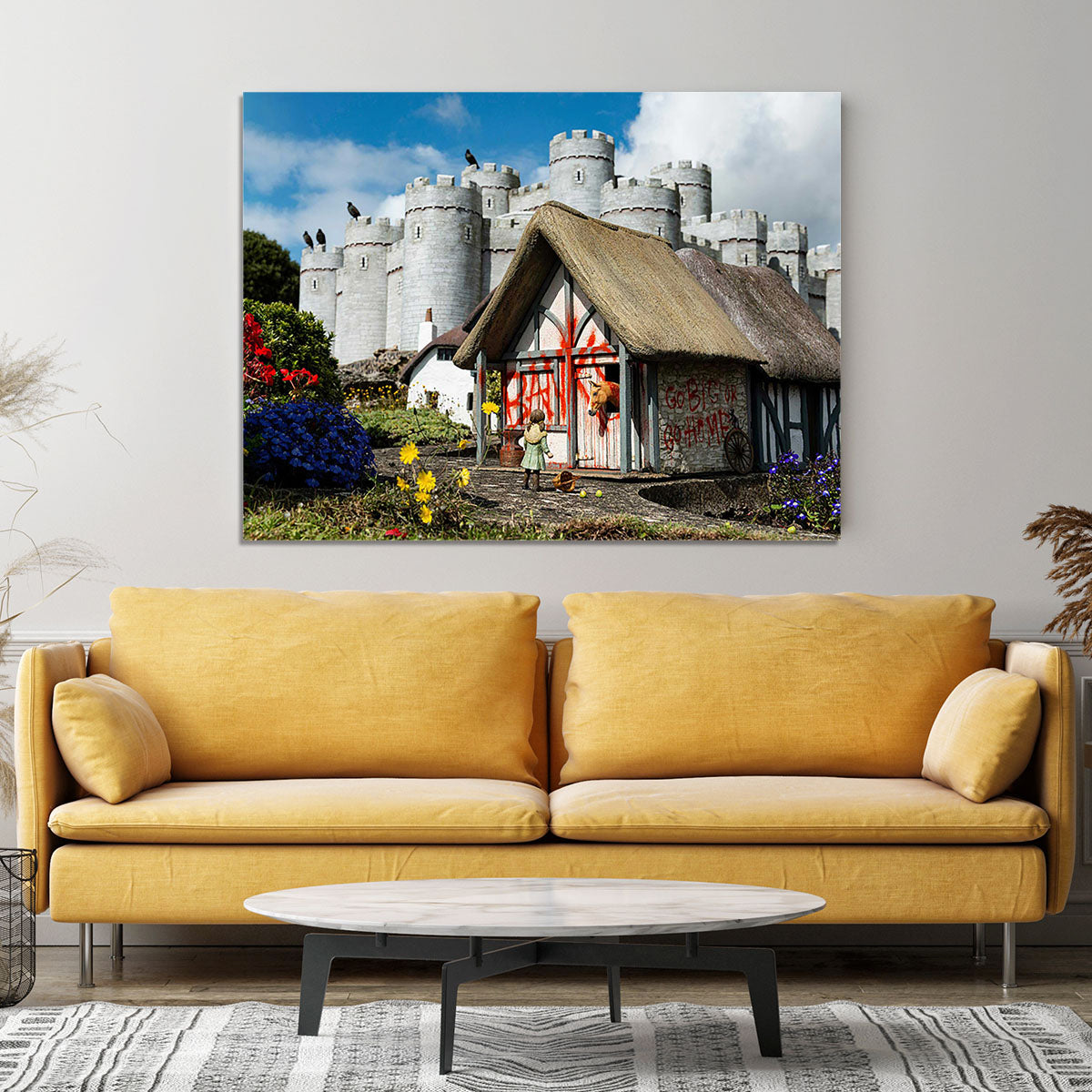 Banksy Model Village Great Yarmouth Canvas Print or Poster - Canvas Art Rocks - 4