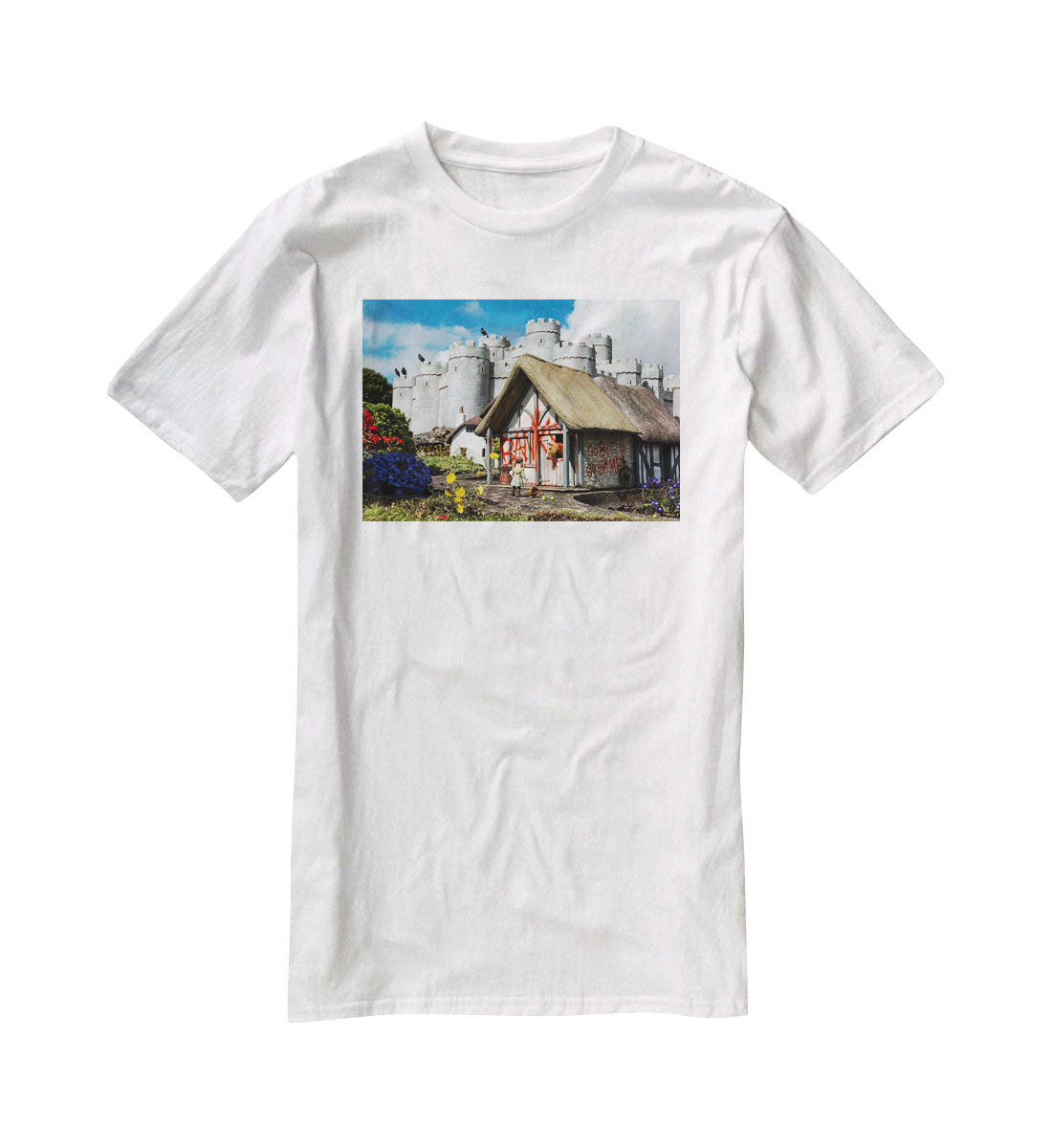 Banksy Model Village Great Yarmouth T-Shirt - Canvas Art Rocks - 5