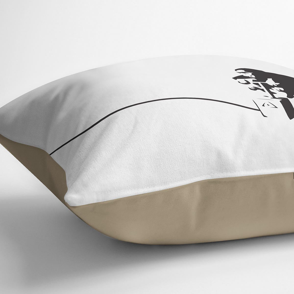 Banksy Monkey Banana Bomb Cushion