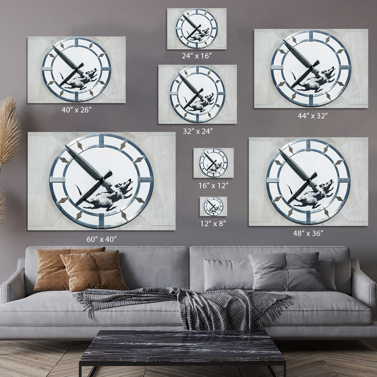 Banksy New York Clock Rat Canvas Print or Poster - Canvas Art Rocks - 7