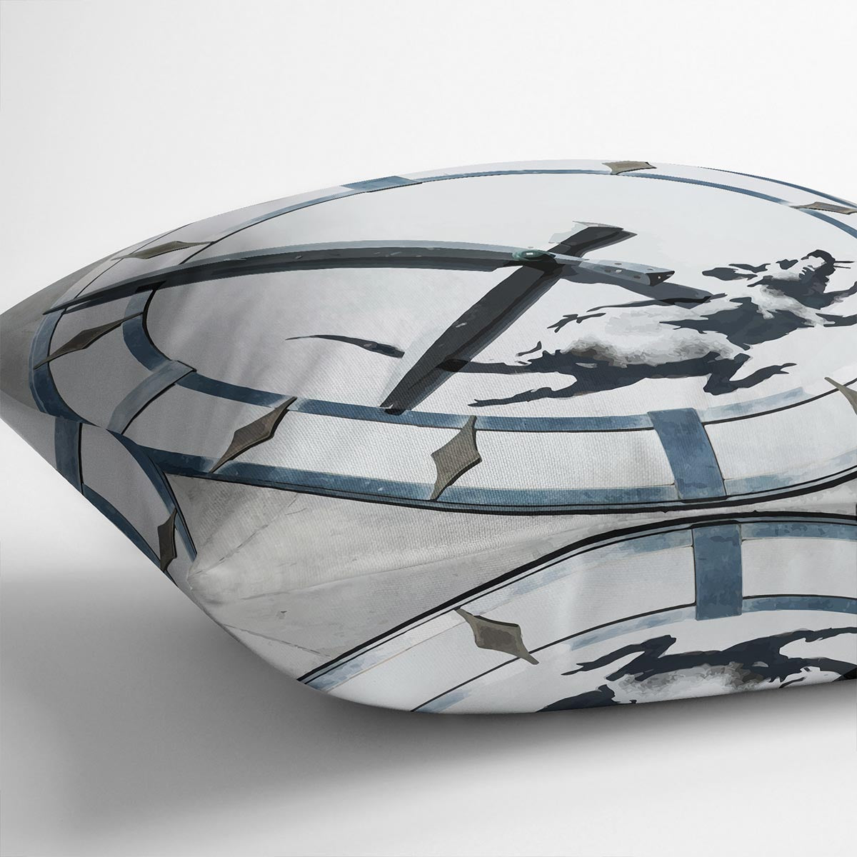 Banksy New York Clock Rat Cushion