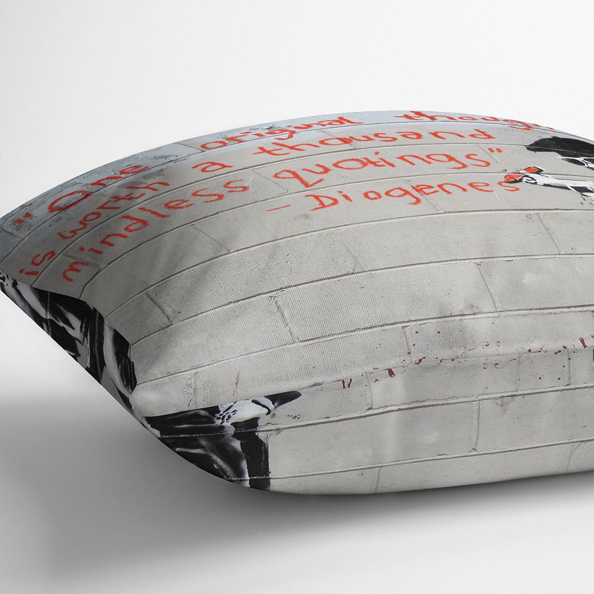 Banksy One Original Thought Cushion