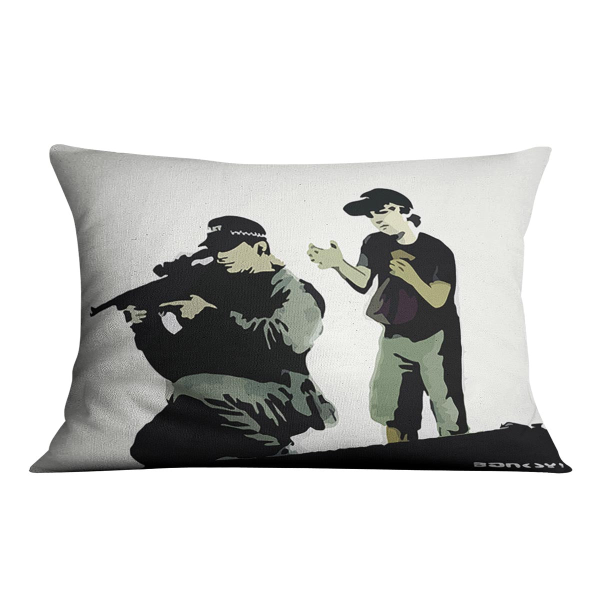 Banksy Police Sniper Cushion
