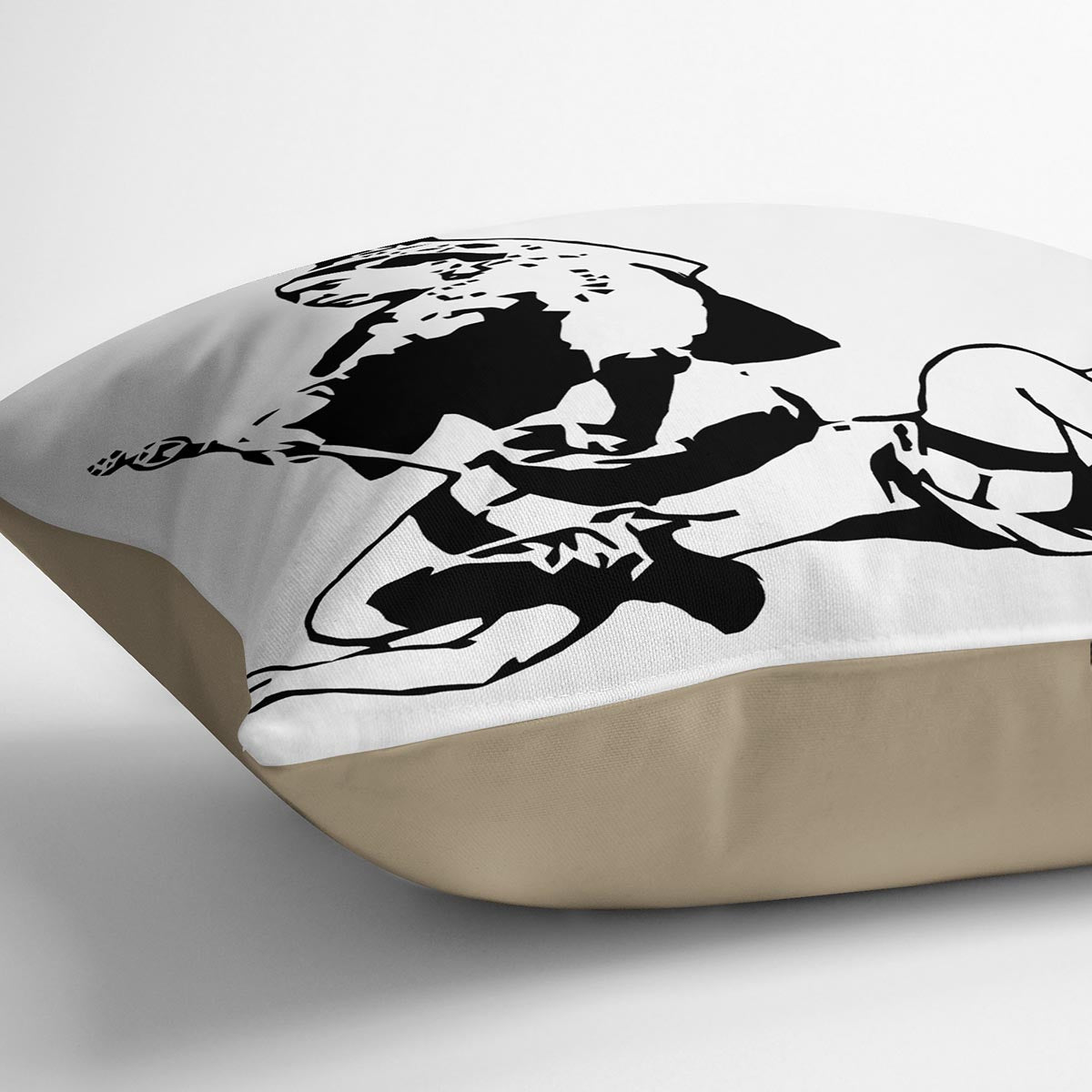 Banksy Queen Victoria Cushion