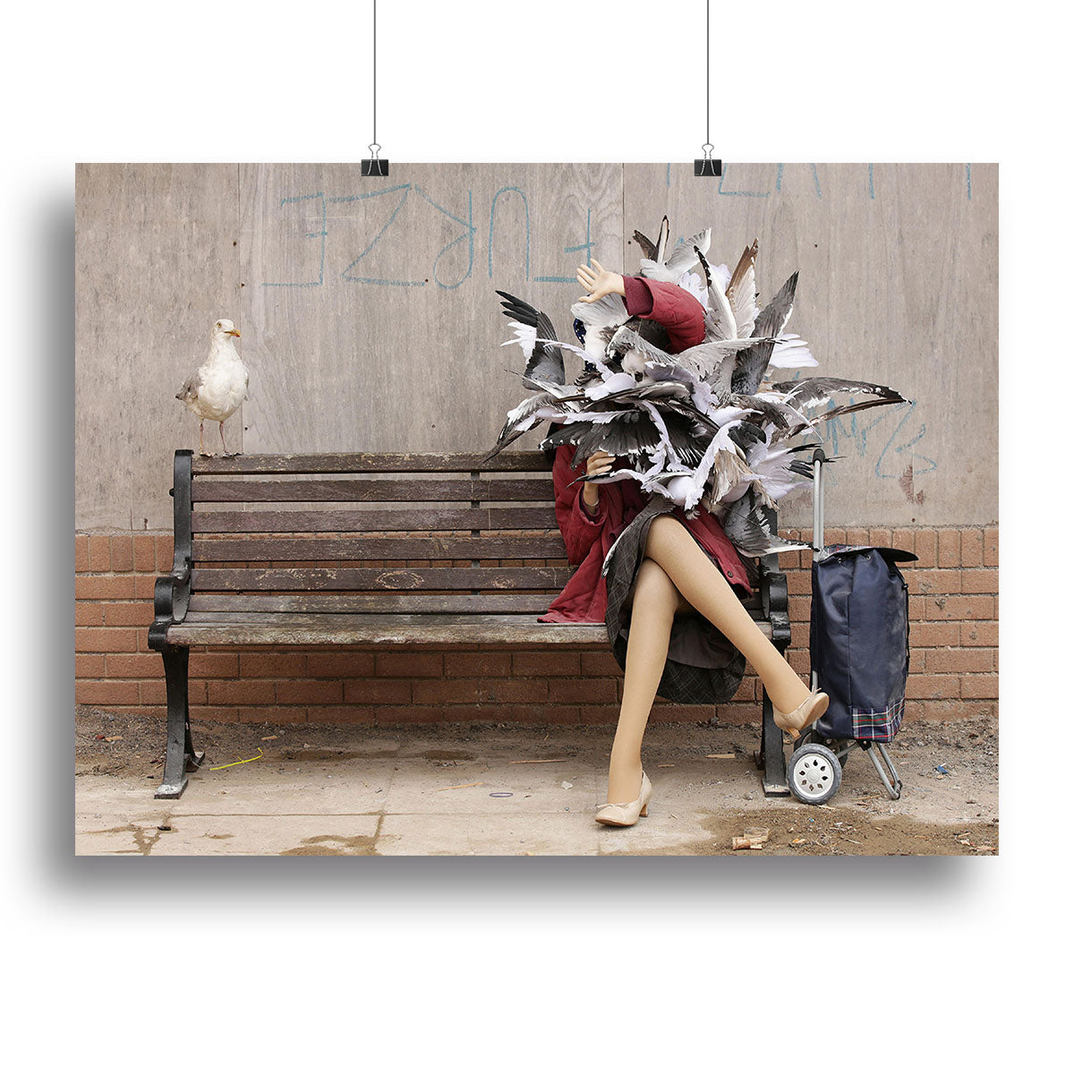 Banksy Seagulls Canvas Print or Poster - Canvas Art Rocks - 2