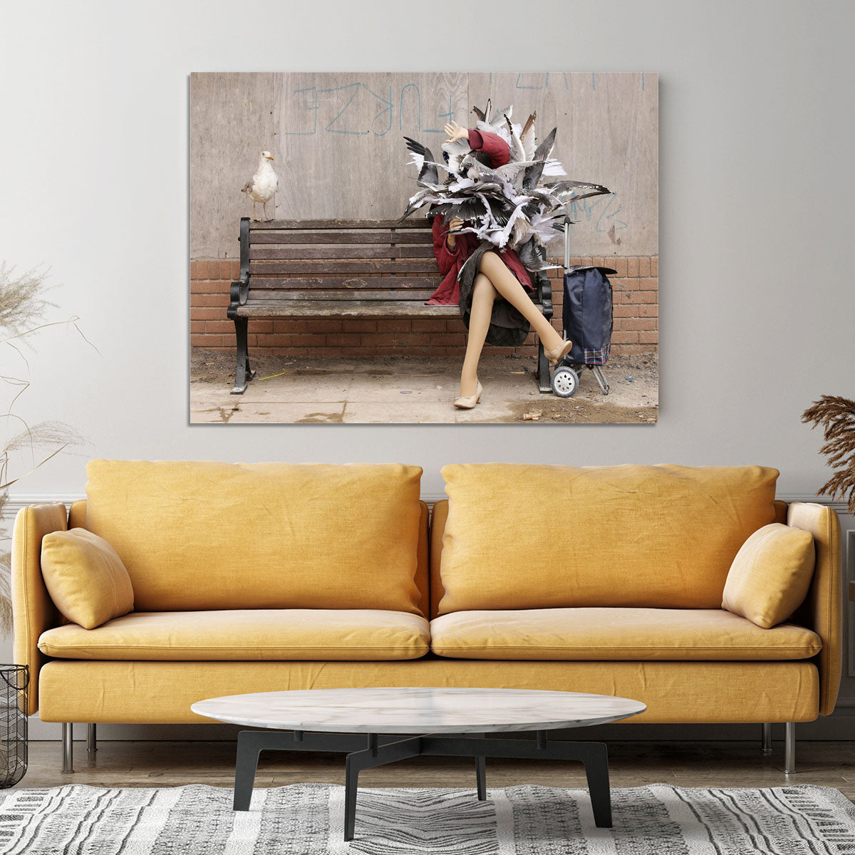 Banksy Seagulls Canvas Print or Poster - Canvas Art Rocks - 4