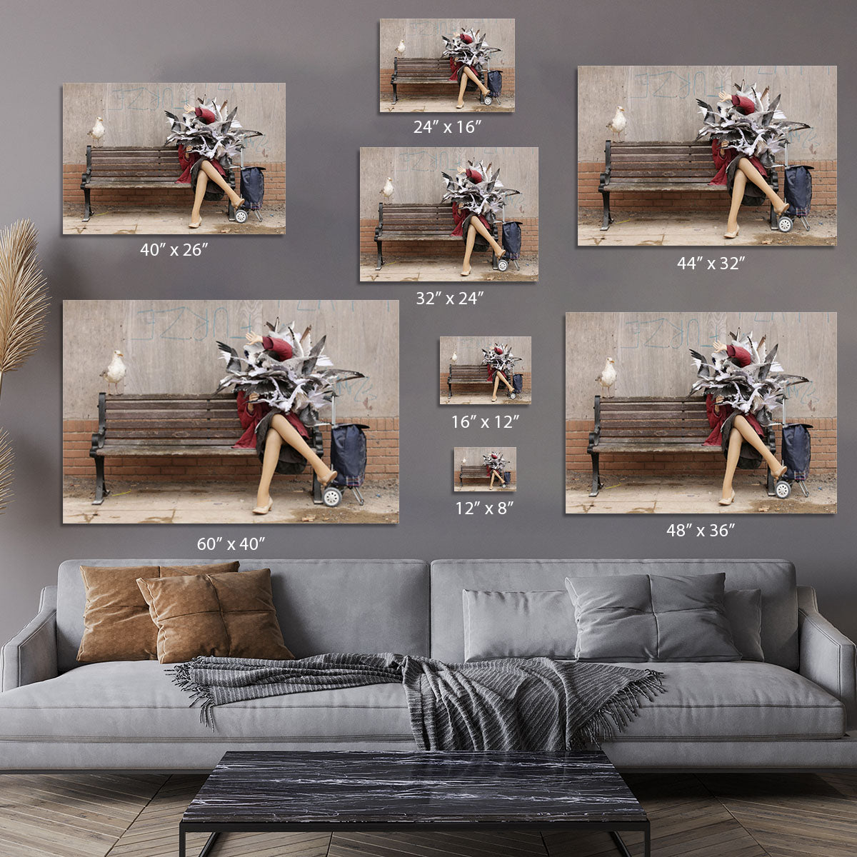 Banksy Seagulls Canvas Print or Poster - Canvas Art Rocks - 7