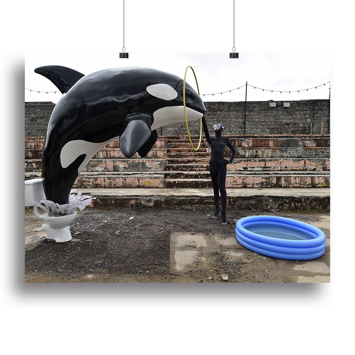 Banksy Seaworld Canvas Print or Poster - Canvas Art Rocks - 2
